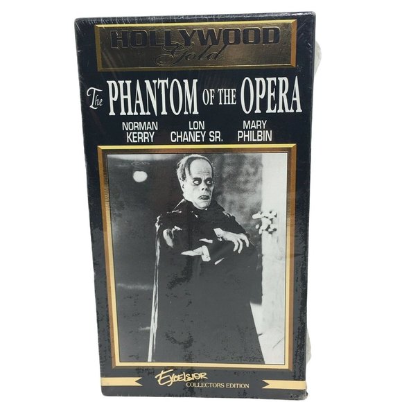 The Phantom Of The Opera VHS Hollywood Gold Eycelsior Collectors Edition Horror - Picture 1 of 12